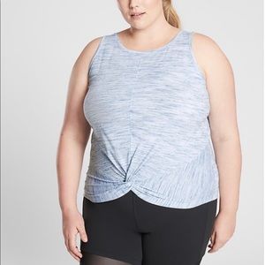 Athleta Essence Spacedye Twist Tank